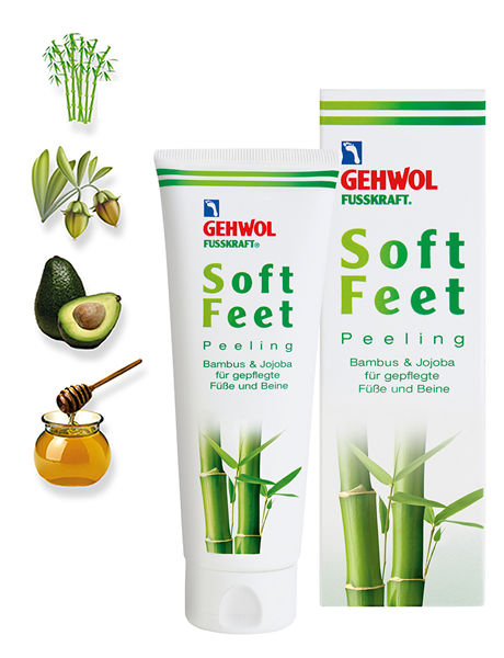 Геволь Пилинг бамбук и жожоба Gehwol Fusskraft Soft Feet Peeling Bamboo & Jojoba
